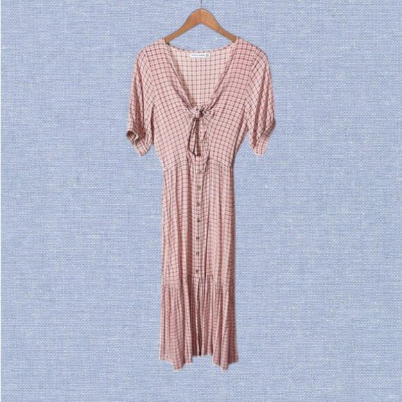 Faithful the Brand Maple Midi Dress Size 4 - Picture 1 of 11